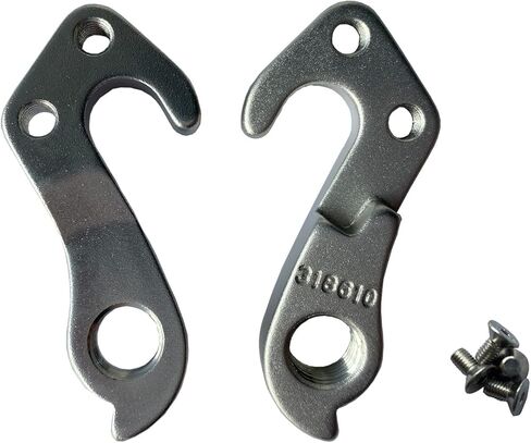 دراجة Derailleur شماعات الذيل الخلفي هوك التسرب الخلفي هوك أجزاء مع مسامير MTB الطريق دراجة يناسب غاري فيشر تريك الفضة 2 قطعة استبدال الجزء رقم. #322175 #297656 #W293426 #W318610، مقاس واحد in Kuwait