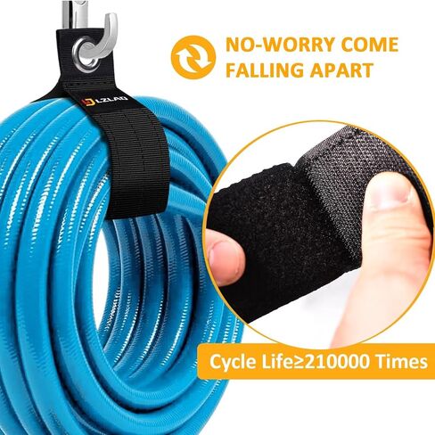 أشرطة تخزين شديدة التحمل، 6 عبوات من الأطوال المتنوعة، سلك تمديد، حزام منظم، حامل حزام للأسلاك، تنظيم المرآب في الداخل والخارج، الحبال، الخراطيم، الحبال، الكابلات، الأدوات in Kuwait