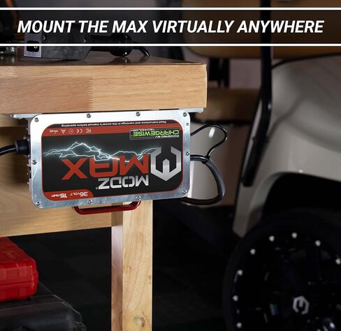 شاحن بطارية عربة الجولف MODZ Max36 15 أمبير متوافق مع سيارات النادي 36 فولت، وموديلات EZGO وYamaha مع قابس Crowfoot in Saudi Arabia