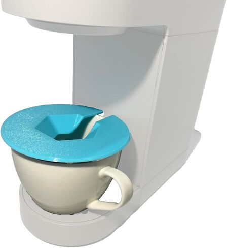 شاشة حماية من رذاذ الرذاذ لأكواب القهوة متوافقة مع Keurig وغيرها من آلات التخمير ذات الخدمة الفردية من 1058 DESIGNS (أسود) in Kuwait