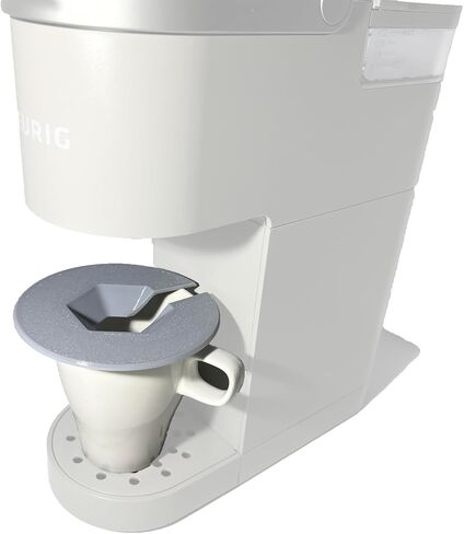 شاشة حماية من رذاذ الرذاذ لأكواب القهوة متوافقة مع Keurig وغيرها من آلات التخمير ذات الخدمة الفردية من 1058 DESIGNS (أسود) in Kuwait