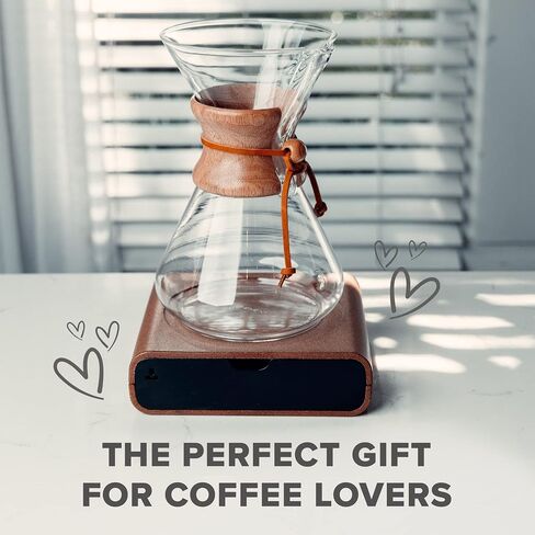 Caddy for Chemex Coffee Makers, Coffee Filter Storage Stand, Coffee Station Organizer, Bodum, Coffee Gator Carafes, for All Pour Over Coffee Makers - Pour Over Companion by PBD in Saudi Arabia