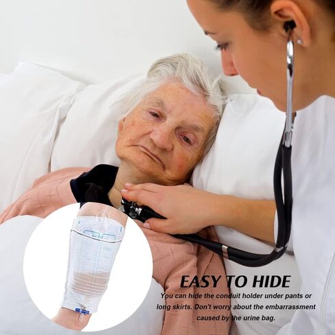 قطعتان من حامل حقيبة الساق للقسطرة، وحقيبة الساق فولي، وحامل حقيبة الساق وأكمام القسطرة من القماش، وأكياس الصرف وحزام حامل العجل، وغطاء قسطرة مرن للساقين (S) in Kuwait