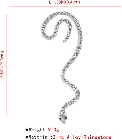 Snake Earrings for Women Snake Ear Cuff Punk Earrings Snake Stud Earrings Gold Snake Dangle Earrings Gothic Earrings Snake Jewelry Gifts for Girls in Saudi Arabia