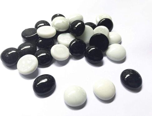 Glass Gem Stone, 1Lbs Flat Marbles Pebbles for Vase Fillers, Table Scatter, Aquarium Fish Tank, Party Decoration, Crystal Rocks (Approx 100 Pcs Amber) in Saudi Arabia