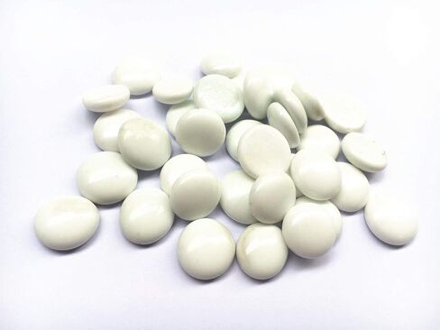Glass Gem Stone, 1Lbs Flat Marbles Pebbles for Vase Fillers, Table Scatter, Aquarium Fish Tank, Party Decoration, Crystal Rocks (Approx 100 Pcs Amber) in Saudi Arabia