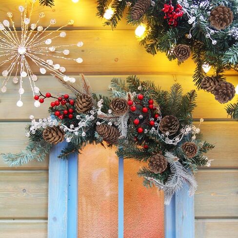 100 قطعة من زينة الصنوبر المخروطية لعيد الميلاد، أكواز الصنوبر الطبيعية السائبة للهدايا الحرفية، حشو مزهرية الخريف، حشو شجرة، تزيين طاولة الخريف والشتاء، ديكور عيد الميلاد، مقاس كبير متوسط ​​صغير مختلط in Kuwait