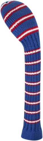 Scott Edward Knit Hybrid Golf Club Covers Fits Hybrids/UT Classical Fine Stripes with Long Neck Funny and Fresh Colors in Kuwait