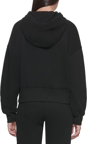 DKNY Women's Sport Fleece Long Sleeve Logo Hoodie in Saudi Arabia
