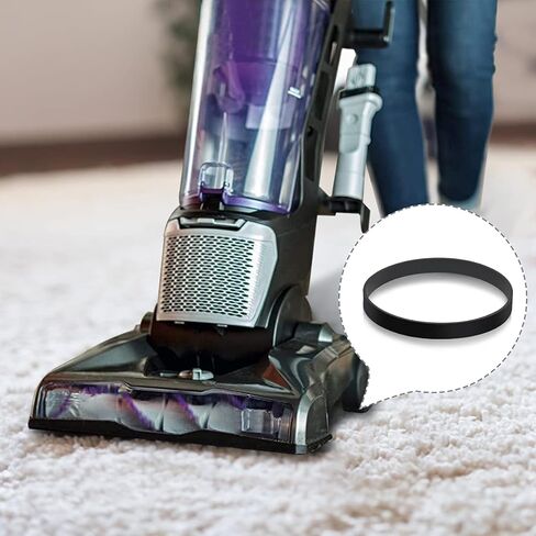 أحزمة مكنسة كهربائية LANMU لنمط Dirt Devil 4/5 Featherlite Powerlite Swivel Glide Power Max Pet المكانس الكهربائية المستقيمة، رقم الجزء البديل 3720310001 (عبوتان) in Kuwait