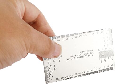 أدوات لوثير للجيتار ذات حافة مستقيمة من Toolly، مقياس عمل السلسلة وقياس نصف القطر، أدوات إعداد الجيتار in Kuwait