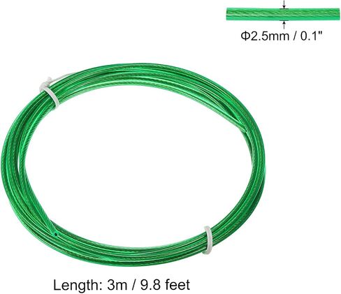 PATIKIL Speed Jump Rope Replacement Cable, Professional Skipping Rope Steel Wire Replace in Saudi Arabia