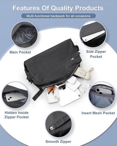bergsalz Crossbody Bags For Women Gym Bag Sling Bag For Men Small Bags For Women Crossbody Shoulder Bag Sling Backpack in Saudi Arabia