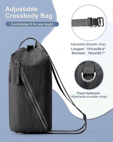 bergsalz Crossbody Bags For Women Gym Bag Sling Bag For Men Small Bags For Women Crossbody Shoulder Bag Sling Backpack in Saudi Arabia