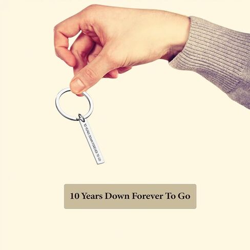 هدية مجلة الذكرى السنوية السعيدة 10 سنوات مع دفتر كتابة 140 صفحة، سلسلة مفاتيح الذكرى السنوية العاشرة، زخارف الذكرى السنوية 10، هدية من الألومنيوم للذكرى السنوية العاشرة، هدية زواج 10 سنوات لها in Kuwait