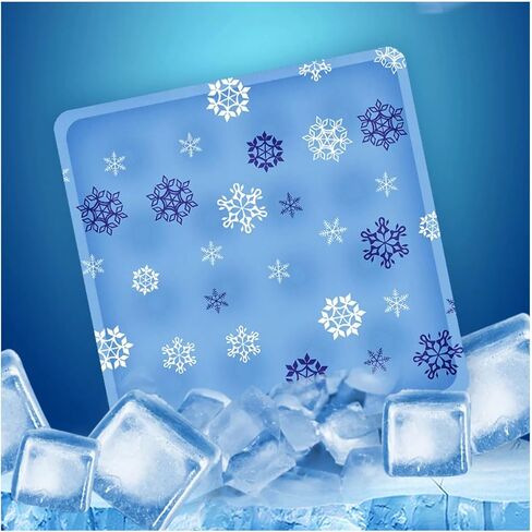 yanhe 15.75in * 15.75in، قطعتان، حصيرة تبريد للكلاب والقطط، وسادة تبريد ذاتية للحيوانات الأليفة، وسادة تبريد جل غير سامة للكلاب والقطط في الصيف الحار، وسائد السيارة، وسائد الكرسي، وأجهزة الكمبيوتر باردة، تبريد محلي للجسم in Kuwait