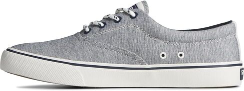 Sperry Men's Striper II CVO SeaCycled Sneaker, Navy Chambray, 12 Wide in Saudi Arabia