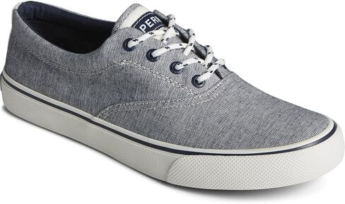 Sperry Men's Striper II CVO SeaCycled Sneaker, Navy Chambray, 12 Wide in Saudi Arabia