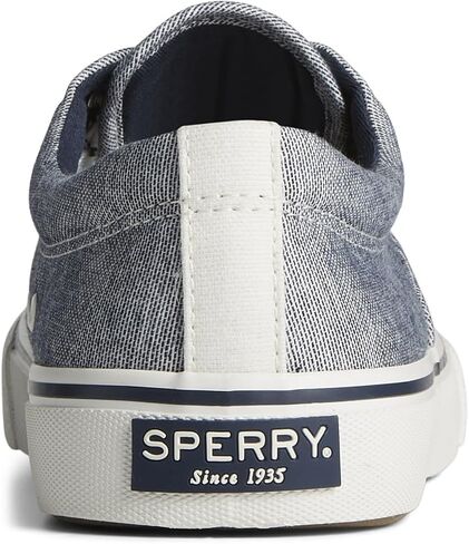 Sperry Men's Striper II CVO SeaCycled Sneaker, Navy Chambray, 12 Wide in Saudi Arabia