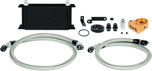 Mishimoto MMOC-WRX-08BK Oil Cooler Kit Compatible With Subaru WRX 2008-2014 Black in Saudi Arabia