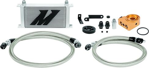 Mishimoto MMOC-WRX-08BK Oil Cooler Kit Compatible With Subaru WRX 2008-2014 Black in Saudi Arabia