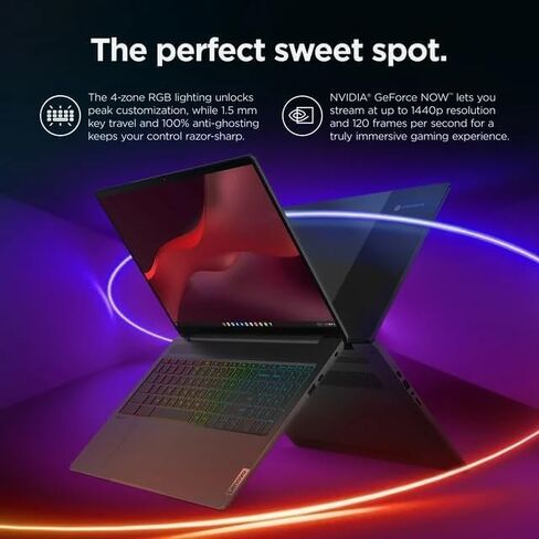 Lenovo IdeaPad 5 Cloud Gaming Chromebook Intel 6-Core i3 up to 4.4Ghz 8GB Ram 128GB SSD Web Cam WiFi 16in 2.5K LCD RBG Keyboard Chrome OS (IDPI3 – Renewed) in Saudi Arabia