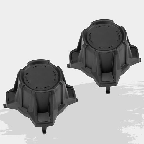 أغطية محور العجلة المركزية X3، أغطية غطاء حافة مركز العجلة المتينة من HAKA لملحقات Can Am Maverick X3 Turbo R 2017-2021، استبدل OEM # 705401841، أسود، قطعتان in Saudi Arabia