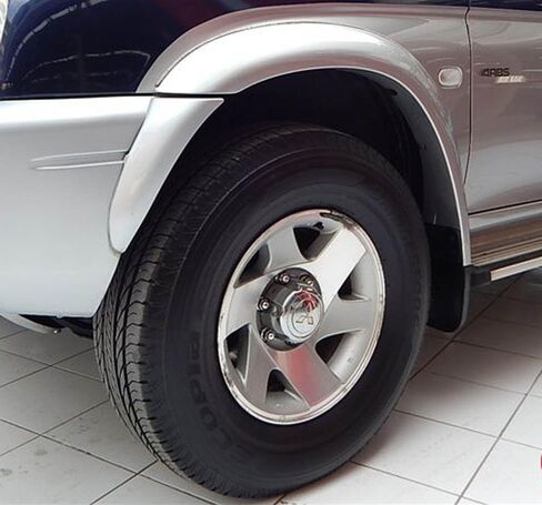 مجموعة Autocaps Gosweet 4X من أربع قطع من أغطية محور العجلة المركزية من الكروم لـ 1992-2002 Mitsubishi Montero Sport MB816581 مع مشبك الاحتفاظ لمونتيرو باجيرو سبورت الولايات المتحدة الشحن السريع in Saudi Arabia