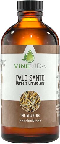 زيت VINEVIDA بالو سانتو العطري 118 مل - زيت بالو سانتو غير المخفف 4 أونصة - روائح الشموع DIY لصناعة الشموع - الزيوت العطرية السائبة لصنع الصابون آمن للبشرة in Kuwait