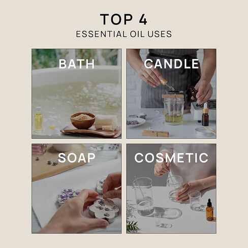 زيت VINEVIDA بالو سانتو العطري 118 مل - زيت بالو سانتو غير المخفف 4 أونصة - روائح الشموع DIY لصناعة الشموع - الزيوت العطرية السائبة لصنع الصابون آمن للبشرة in Kuwait