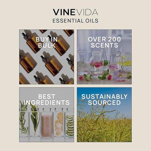 زيت VINEVIDA بالو سانتو العطري 118 مل - زيت بالو سانتو غير المخفف 4 أونصة - روائح الشموع DIY لصناعة الشموع - الزيوت العطرية السائبة لصنع الصابون آمن للبشرة in Kuwait