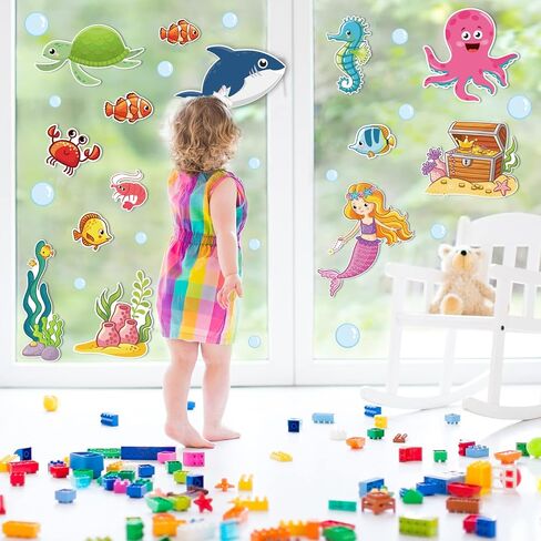 Under The Sea Bulletin Board Set Ocean Creatures Educational Classroom Decorations Sea Animal Jeweled Fish Cutouts Divers Cutouts Treasure Box Cutouts for Classroom Wall Decor in Saudi Arabia