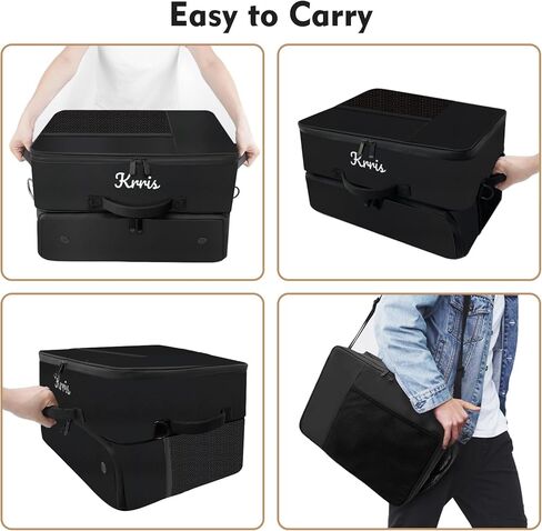 حقيبة سفر من القماش الخشن، حقيبة رياضية للنساء والرجال، حقيبة صغيرة من القماش الخشن للرياضة والصالات الرياضية وعطلات نهاية الأسبوع، حقيبة دفل مضادة للماء مع مقصورات للأحذية والملابس المبللة، هدايا عيد الأم in Kuwait