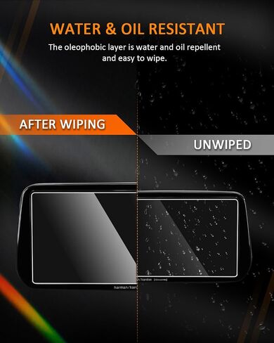 CDEFG for Hyundai Santa Fe Accessories 2023 2022 2021 Screen Protector (SEL/XRT/Limited/Calligraphy) TouchScreen, Navigation Radio Infotainment Display Cover (10.25 Inch Tempered Glass) in Saudi Arabia