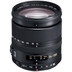 Panasonic Lumix LEICA D VARIO-ELMAR 14-150mm/F3.5-5.6 ASPH./MEGA O.I.S. Lens | Micro Four Thirds Mount, Telephoto, Zoom, Optical Image Stabilization in Saudi Arabia