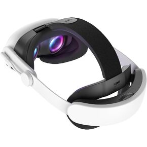 KIWI design K4 Boost Battery Head Strap for Meta Quest 3/3S | Adjustable VR Headband Accessories with Dual Charge, Extend Playtime & Reduce Facial Stress for Kids and Adults in Saudi Arabia