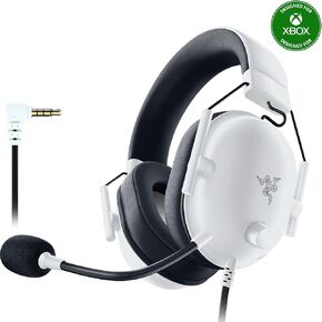 Razer BlackShark V2 X Gaming Headset: 7.1 Surround Sound - 50mm Drivers - Memory Foam Cushion - For PC, PS4, PS5, Switch - 3.5mm Audio Jack - Black | 7.1 Surround Sound, 50mm Drivers, Cardioid Mic, Lightweight, Memory Foam, Noise Isolating Earcups, for PC in Kuwait