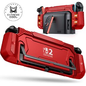 NinABXY Dockable Case for Nintendo Switch 2,[Exclusive Pop-up Joy-Con Quick Release][Military-Grade Protection][Stand Compatible] Switch 2 Protective Case with Ergonomic Grip, Hard PC Shell for Switch 2 in Saudi Arabia