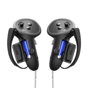 KIWI design Non-Slip Controller Grips with Battery Opening for Quest 3/3S | Upgraded G4 Pro Silicone Protector with Secure Knuckle Strap, Meta Certified Accessory. 1-cm Extended Grip, Stable Signal in Saudi Arabia