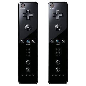 JYELUK Wii Controller,Wii Remote Controller 2 Pack, Black | Compatible with Nintendo Wii,with Wrist Strap and Case in Saudi Arabia