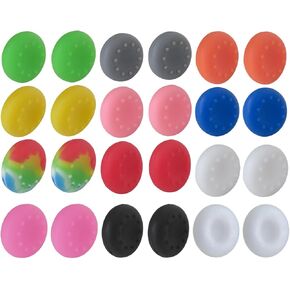 JURENGUDF Anti-Slip Thumb Grips - High Sensitivity Silicone Caps Ideal for PS5/PS4/ Xbox Series X/S/Xbox One & 360 Controllers, 24 Pack in Saudi Arabia