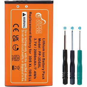 Pickle Power 3DS XL Battery, 2000mAh SPR-003 Battery Replacement for Nintendo 3DSXL/New 3DSXL/ 3DS LL/New 3DS LL Game Console, with Repair Tool Kit in Kuwait
