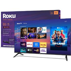 Roku 55-Inch Select Series Smart TV 2026-4K QLED TV - Roku TV | Flat Screen QLED Television with Voice Remote, Wi-Fi & Bluetooth Headphone Mode - Streaming Live Local News, Sports, & Movies in Kuwait