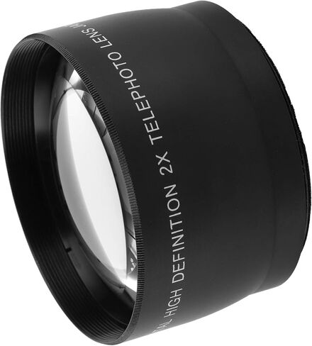 2X Telephoto Lens, Optical Glass Alloy Camera Lens with 55mm 62mm Filter Diameter, for DSLR Mirrorless Cameras in Kuwait