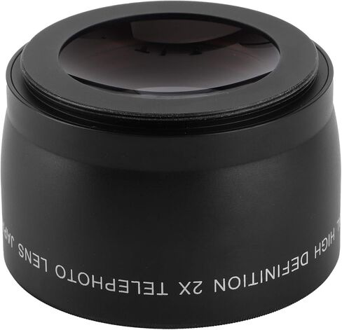 2X Telephoto Lens, Optical Glass Alloy Camera Lens with 55mm 62mm Filter Diameter, for DSLR Mirrorless Cameras in Kuwait