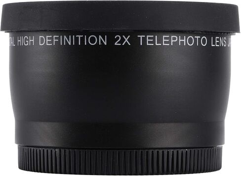 2X Telephoto Lens, Optical Glass Alloy Camera Lens with 55mm 62mm Filter Diameter, for DSLR Mirrorless Cameras in Kuwait