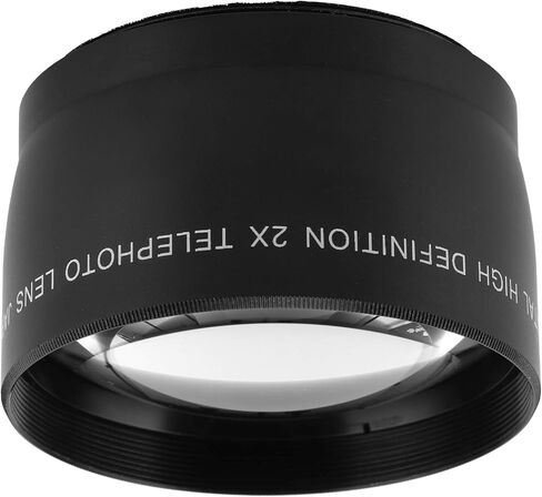 2X Telephoto Lens, Optical Glass Alloy Camera Lens with 55mm 62mm Filter Diameter, for DSLR Mirrorless Cameras in Kuwait