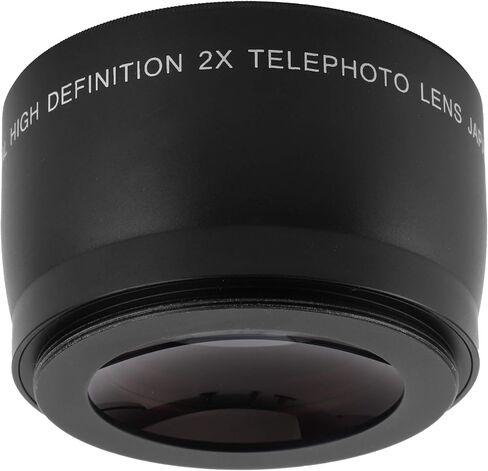 2X Telephoto Lens, Optical Glass Alloy Camera Lens with 55mm 62mm Filter Diameter, for DSLR Mirrorless Cameras in Kuwait