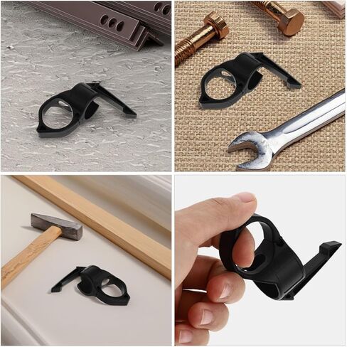 DOITOOL Portable Flashlight Ring Holder and Versatile Compatibility 10 Pcs for Duty Belt with 1-inch Nylon Strap, Lightweight for Firefighter Training Equipment and Camping Nighttime in Kuwait