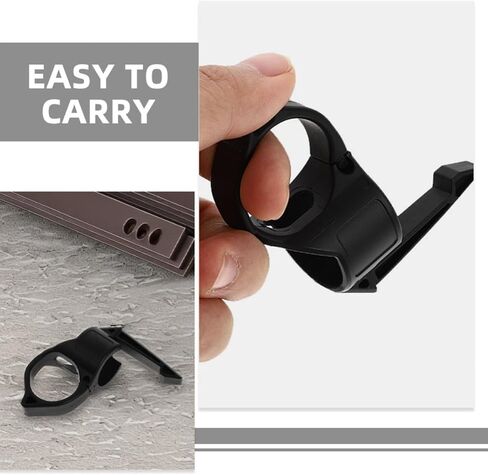 DOITOOL Portable Flashlight Ring Holder and Versatile Compatibility 10 Pcs for Duty Belt with 1-inch Nylon Strap, Lightweight for Firefighter Training Equipment and Camping Nighttime in Kuwait